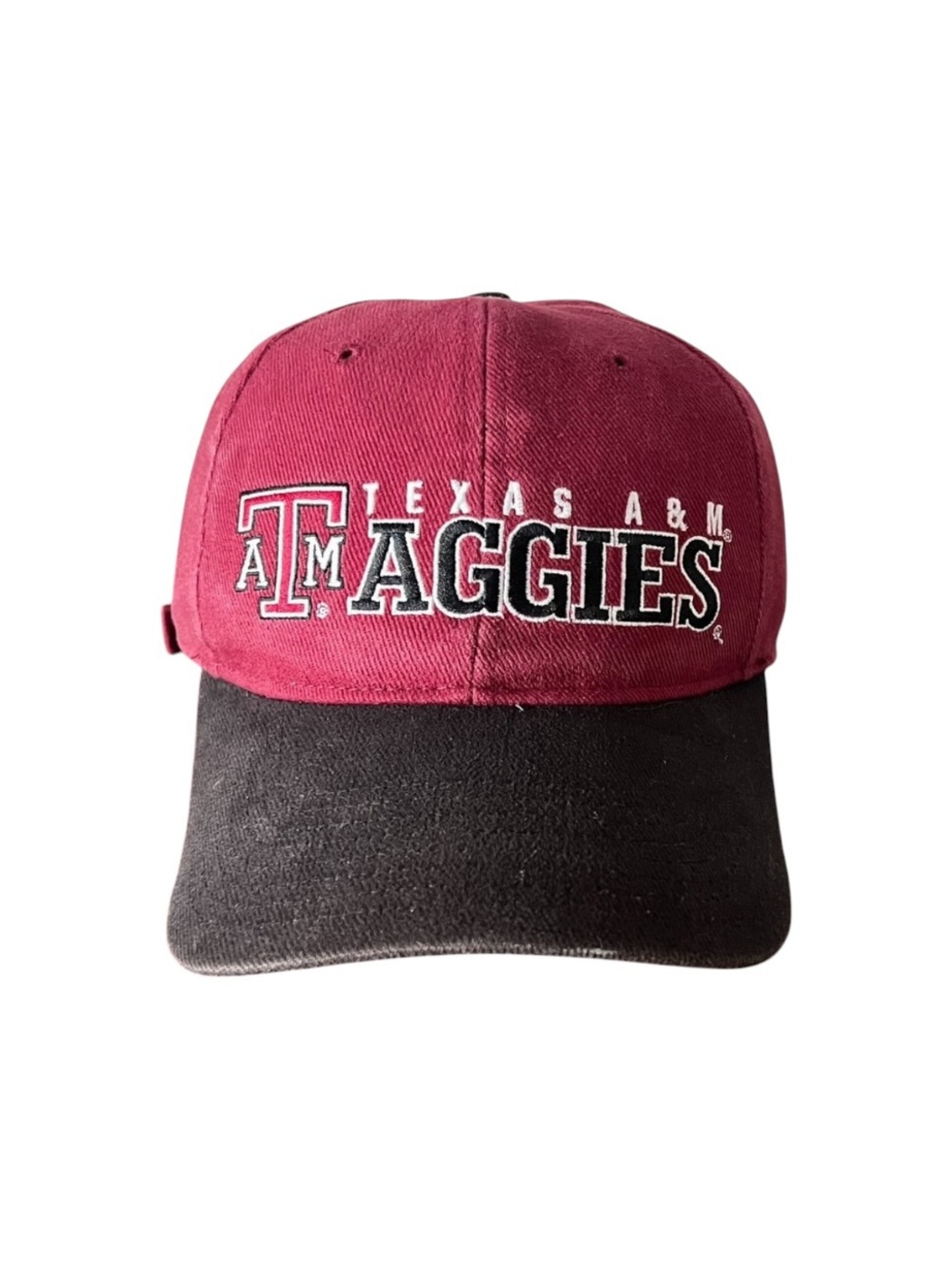 Vintage Texas A&M Aggies‎ Hat Cap Adjustable Maroon Black NCAA College